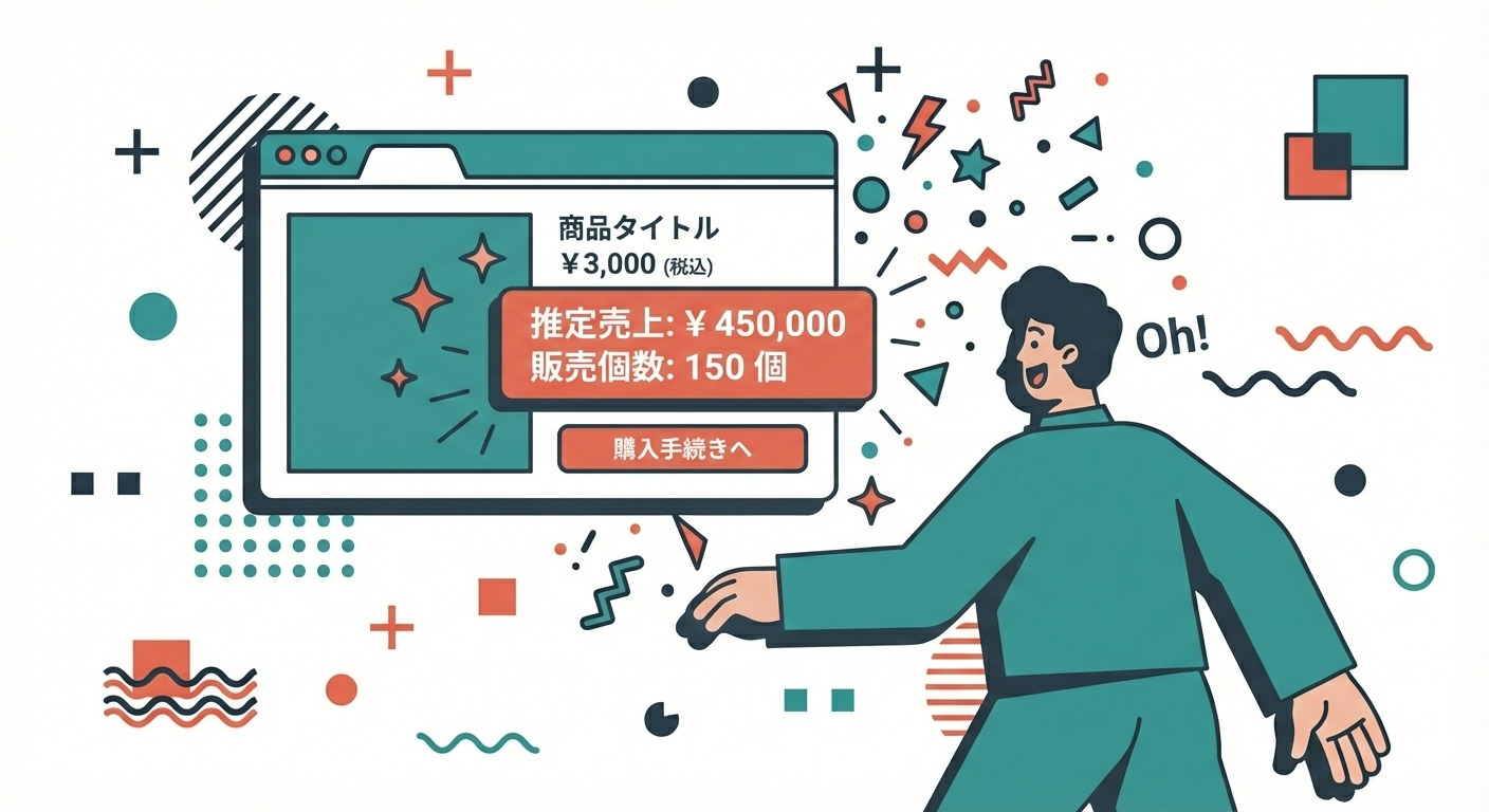 いつも通り、商品ページを開く